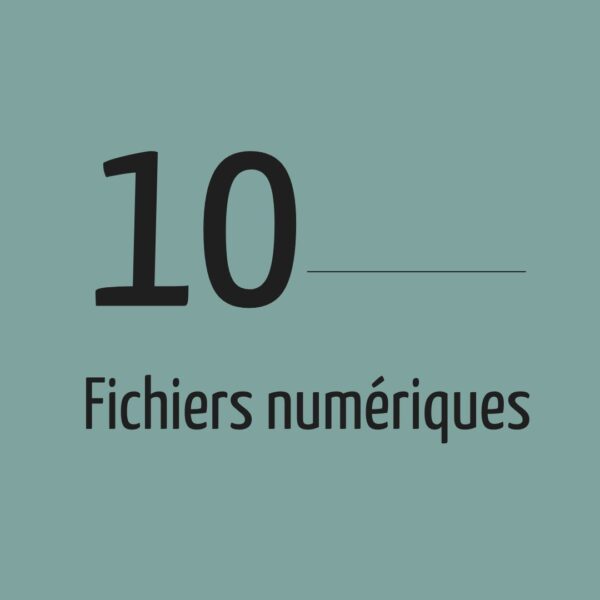 Pack 10 fichiers numériques